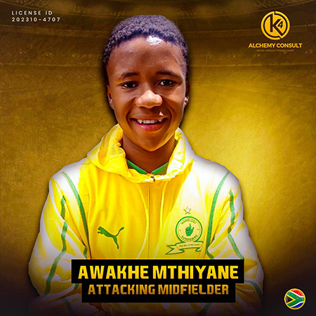 Awakhe Mthiyane- Attacking Midfielder, Awakhe Mthiyane, Attacking Midfielder, K4 Alchemy Consult