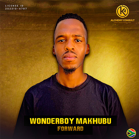 Wonderboy Makhubu- Forward, Wonderboy Makhubu, Forward, K4 Alchemy Consult